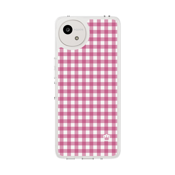 Slim Protection Case［ Checkered Pink ］