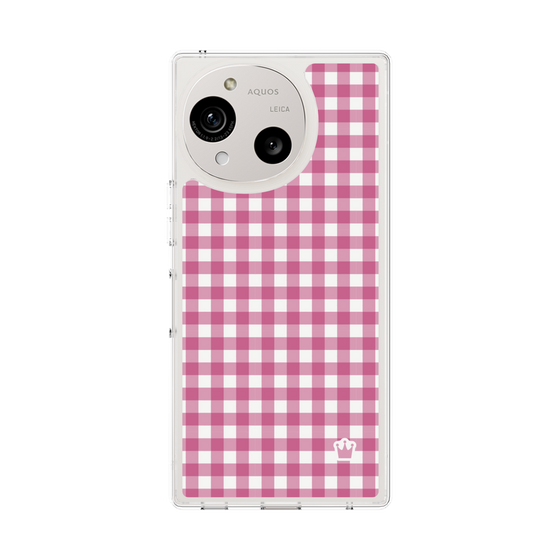 Slim Protection Case［ Checkered Pink ］