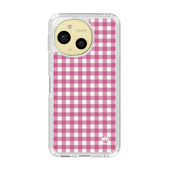 Slim Protection Case［ Checkered Pink ］