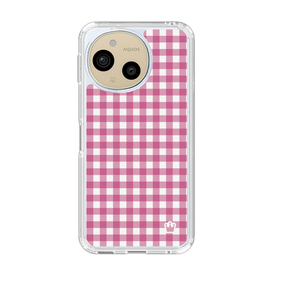 Slim Protection Case［ Checkered Pink ］