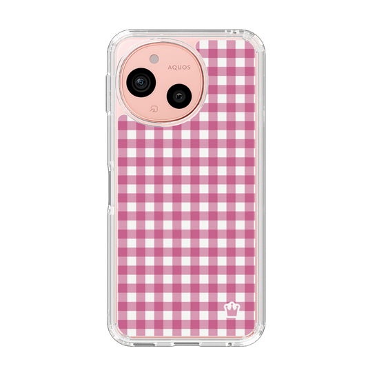 Slim Protection Case［ Checkered Pink ］