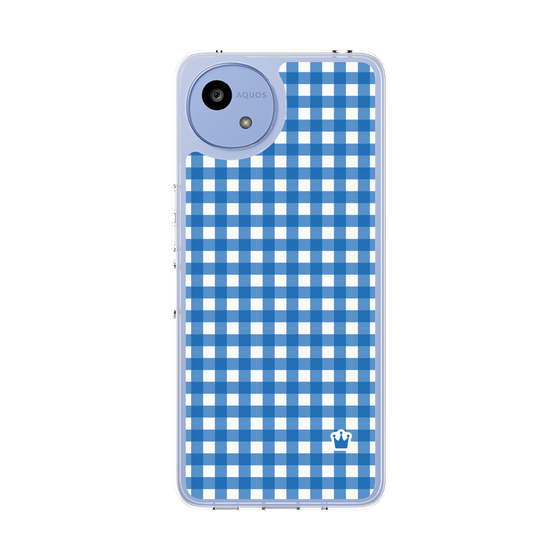 Slim Protection Case［ Checkered Blue ］