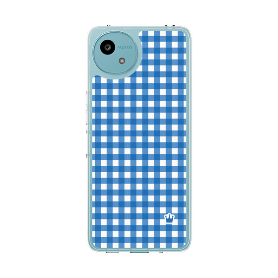 Slim Protection Case［ Checkered Blue ］