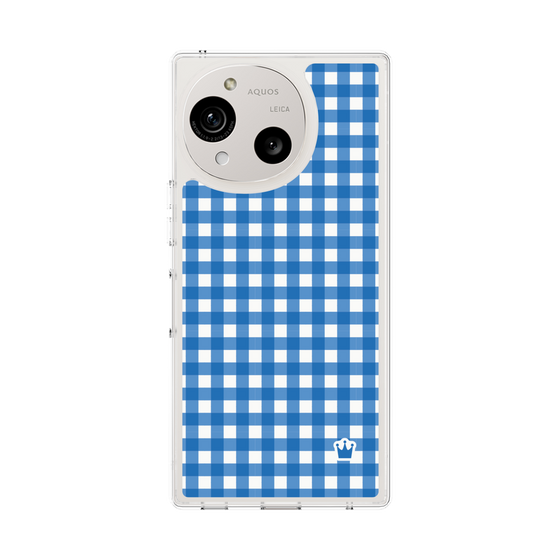 Slim Protection Case［ Checkered Blue ］