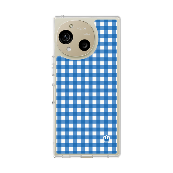 Slim Protection Case［ Checkered Blue ］