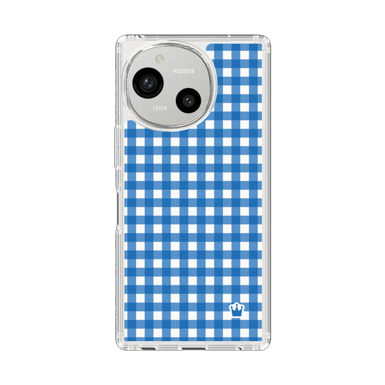 Slim Protection Case［ Checkered Blue ］