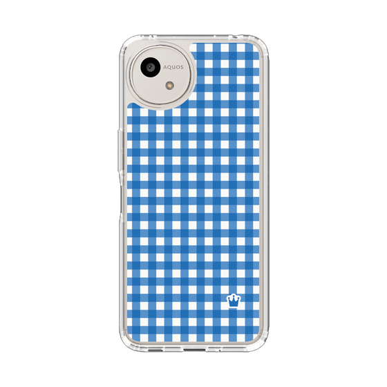 Slim Protection Case［ Checkered Blue ］