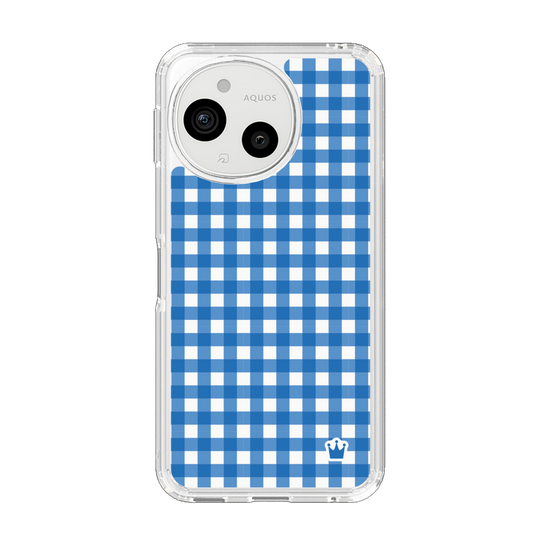 Slim Protection Case［ Checkered Blue ］