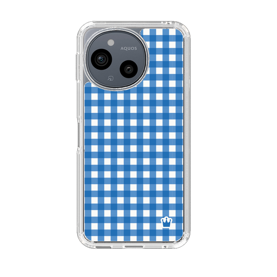 Slim Protection Case［ Checkered Blue ］