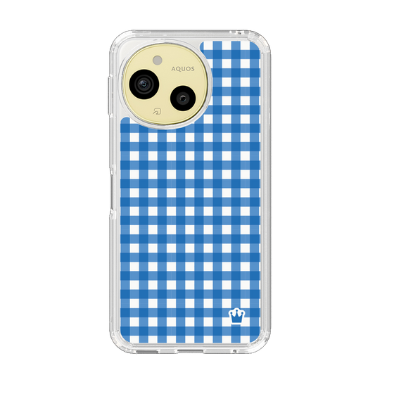 Slim Protection Case［ Checkered Blue ］