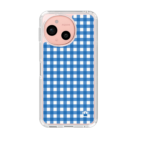 Slim Protection Case［ Checkered Blue ］