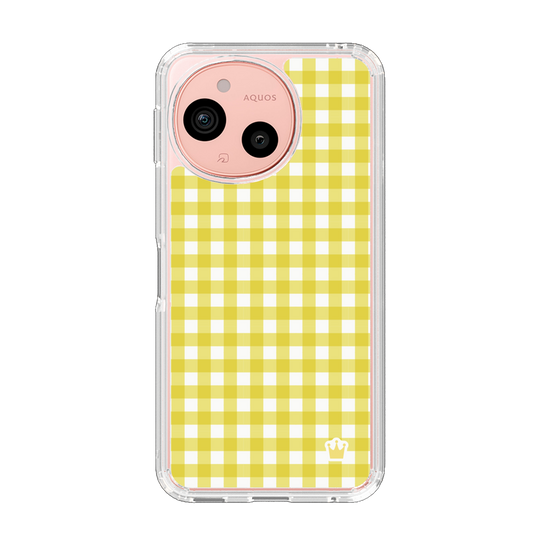 Slim Protection Case［ Checkered Yellow ］