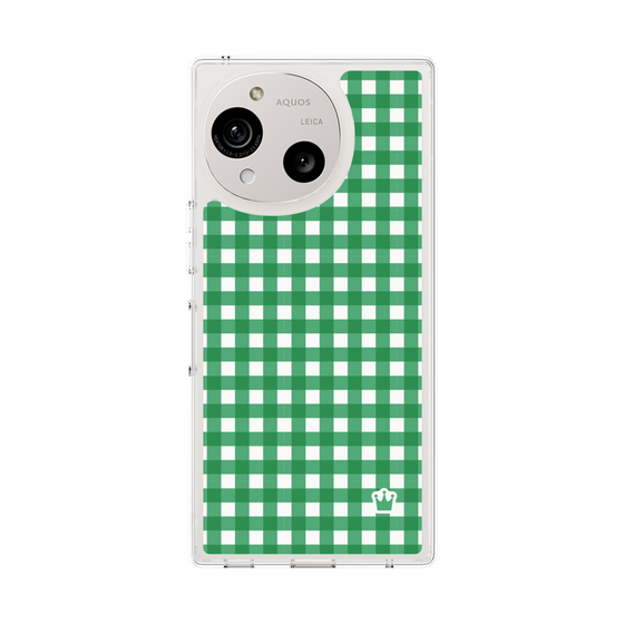 Slim Protection Case［ Checkered Green ］