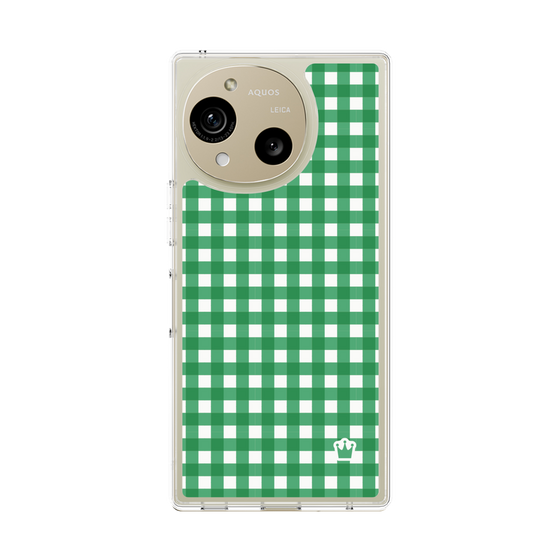 Slim Protection Case［ Checkered Green ］