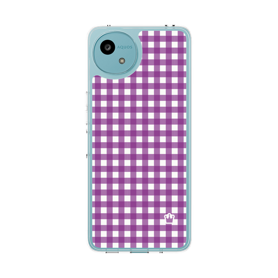 Slim Protection Case［ Checkered Purple ］