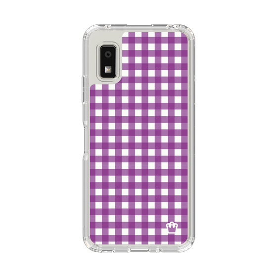 Slim Protection Case［ Checkered Purple ］