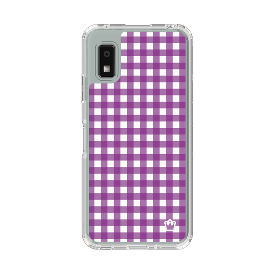 Slim Protection Case［ Checkered Purple ］