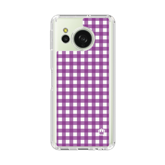 Slim Protection Case［ Checkered Purple ］