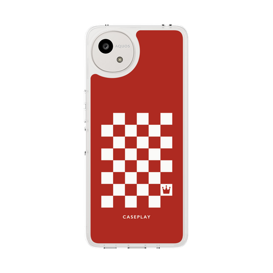Slim Protection Case［ Racing Checkered Flag Red ］