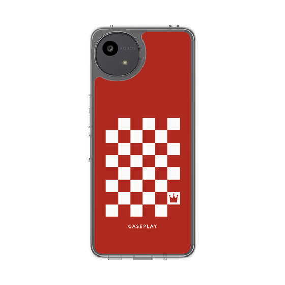 Slim Protection Case［ Racing Checkered Flag Red ］