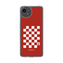 Slim Protection Case［ Racing Checkered Flag Red ］