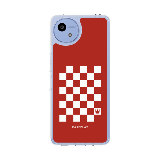 Slim Protection Case［ Racing Checkered Flag Red ］