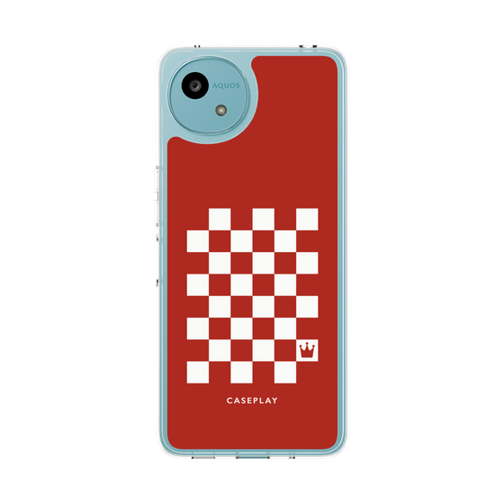 Slim Protection Case［ Racing Checkered Flag Red ］