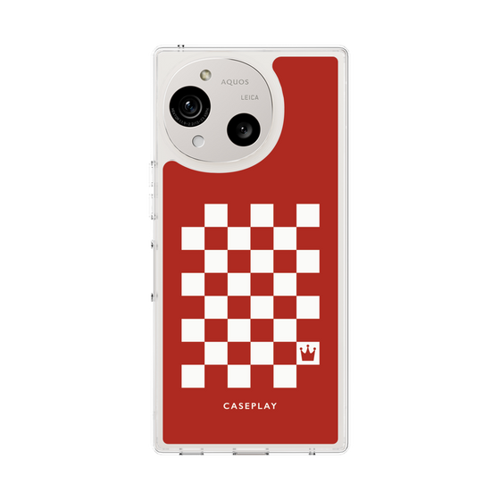 Slim Protection Case［ Racing Checkered Flag Red ］