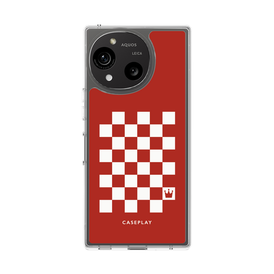 Slim Protection Case［ Racing Checkered Flag Red ］