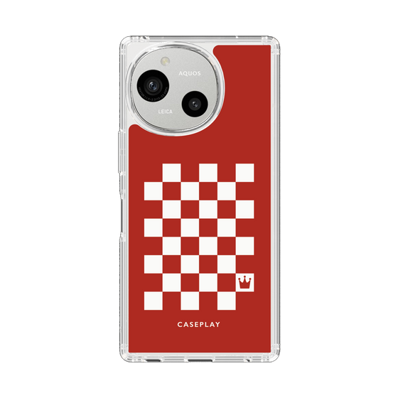 Slim Protection Case［ Racing Checkered Flag Red ］