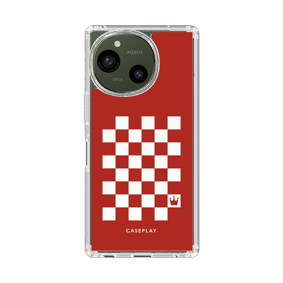 Slim Protection Case［ Racing Checkered Flag Red ］