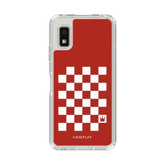 Slim Protection Case［ Racing Checkered Flag Red ］