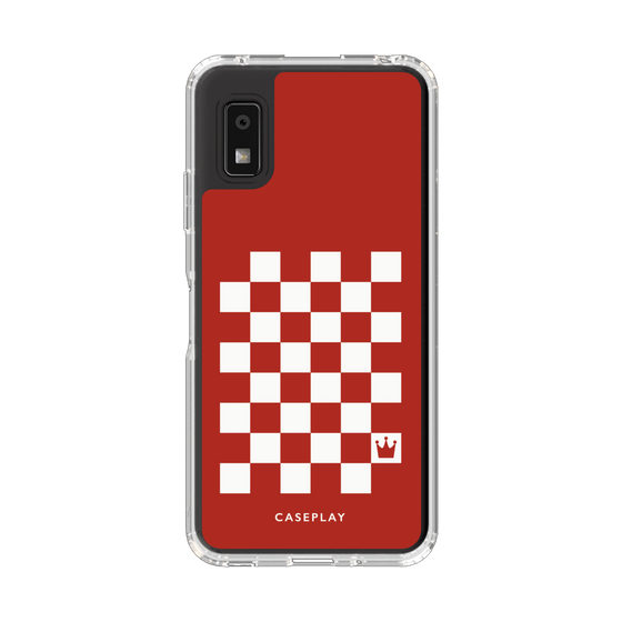 Slim Protection Case［ Racing Checkered Flag Red ］