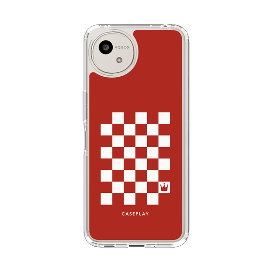 Slim Protection Case［ Racing Checkered Flag Red ］