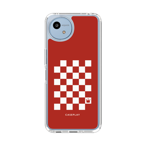 Slim Protection Case［ Racing Checkered Flag Red ］