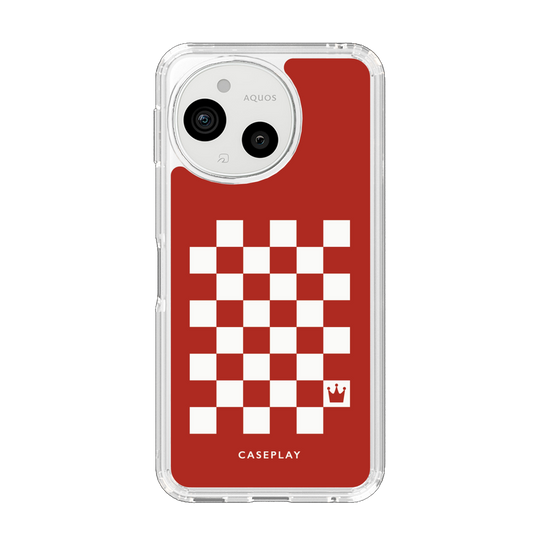 Slim Protection Case［ Racing Checkered Flag Red ］