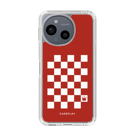 Slim Protection Case［ Racing Checkered Flag Red ］