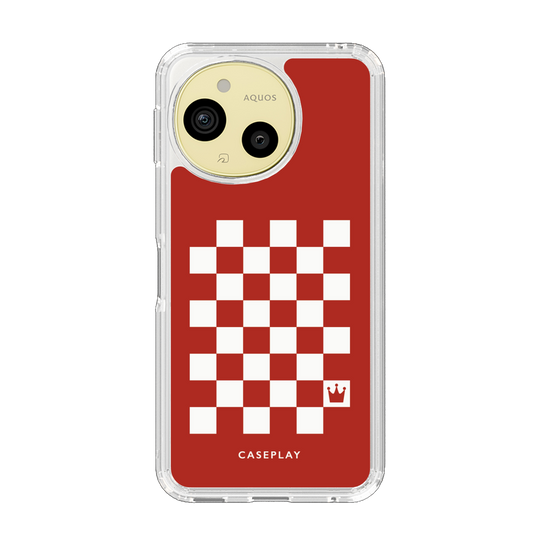 Slim Protection Case［ Racing Checkered Flag Red ］