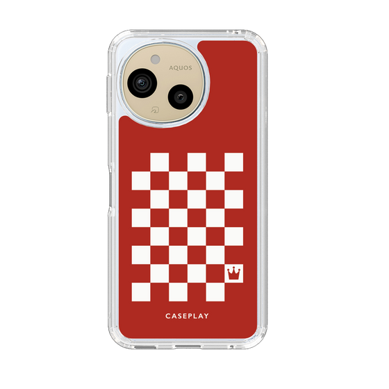 Slim Protection Case［ Racing Checkered Flag Red ］