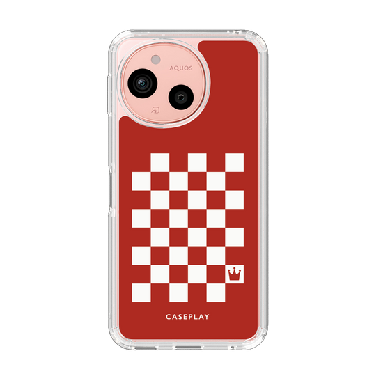 Slim Protection Case［ Racing Checkered Flag Red ］