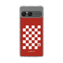 Slim Protection Case［ Racing Checkered Flag Red ］