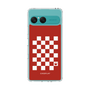 Slim Protection Case［ Racing Checkered Flag Red ］