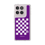 Slim Protection Case［ Racing Checkered Flag Purple ］