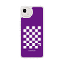 Slim Protection Case［ Racing Checkered Flag Purple ］