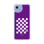 Slim Protection Case［ Racing Checkered Flag Purple ］