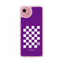 Slim Protection Case［ Racing Checkered Flag Purple ］