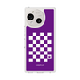 Slim Protection Case［ Racing Checkered Flag Purple ］