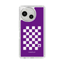 Slim Protection Case［ Racing Checkered Flag Purple ］