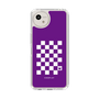 Slim Protection Case［ Racing Checkered Flag Purple ］
