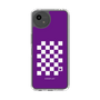 Slim Protection Case［ Racing Checkered Flag Purple ］